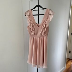 BCBG Pink Chiffon Dress